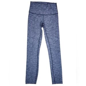 Lululemon Wunder Under Hi-Rise 25" Luon Heathered Black Size 4